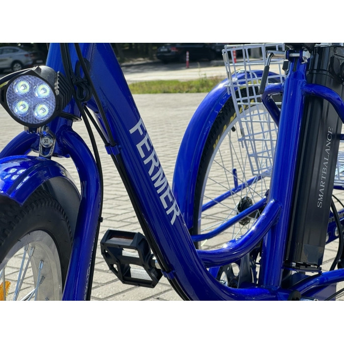 Трехколесный электровелосипед SmartBalance Fermer Синий 2